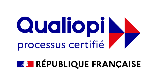 Logo officiel Certification Qualiopi, NWI Academy organisme de formation IA et automatisation certifié